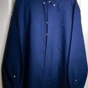 Tommy Hilfiger Classic Navy Button Down Shirt